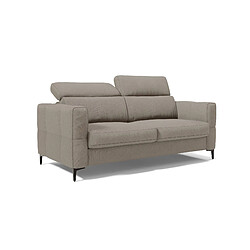 Divani.store Gardenia Canapé lit avec têtières réglables 178 cm (mat. 120x197) Beige