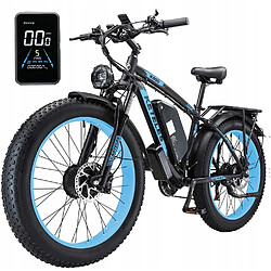 Vélo électrique KETELES K800 - Double moteur 2000W - 48V 23Ah autonomie 100km Pneus 20"