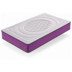 DAGOSTINO HOME Matelas 90x200 Accueil mémoire de forme "Life Flower" - Ferme - Réversible - H30 Cm