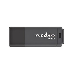 Nedis Clé USB 128Go USB 3.0 Type-A Transfert Rapide avec Capuchon de Protection Noir