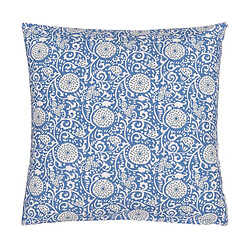 Designers Guild Taie d'oreiller imprimée en percale de coton, SHAQUI PORCELAIN