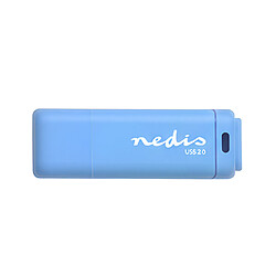 Nedis Clé USB 32Go USB 2.0 Type-A Transfert Rapide avec Capuchon de Protection Bleu