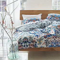 Designers Guild Taie d'oreiller imprimée en percale de coton, IKEBANA DAMASK