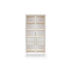 Casanova Vitrine 91 cm effet chêne Dunin - Beige