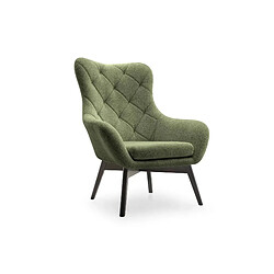 Casanova Fauteuil en tissu chiné - Vert