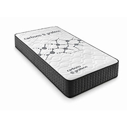 DAGOSTINO HOME Matelas Mousse 90x200 SERENITY - Ferme - Réversible - Côté Été/hiver - H30 Cm