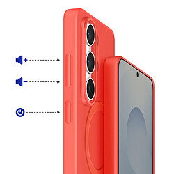 Avis Samsung Coque MagSafe pour Galaxy S26 Ultra Série Silicone Magnet Cover Antichoc Corail