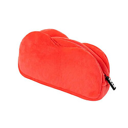 Line Friends BT21 Trousse à Crayons TATA en Peluche avec Fermeture Zippée Rouge