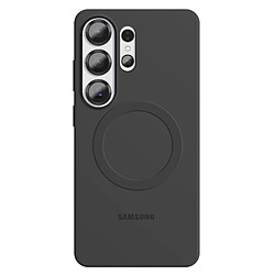 Samsung Coque MagSafe pour Galaxy S26 Ultra en Silicone Magnet Cover Antichoc Noir
