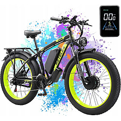 Vélo électrique KETELES K800 - Double moteur 2000W - 48V 23Ah autonomie 100km Pneus 20"