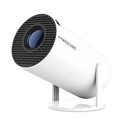 Partel Mini Vidéoprojecteur Portable HY300 Android 11 Bluetooth / WiFi Rotation 180° Blanc pas cher