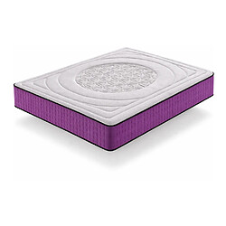 DAGOSTINO HOME Matelas 120x200 Accueil mémoire de forme "Life Flower" - Ferme - Réversible - H30 Cm