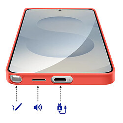 Acheter Samsung Coque MagSafe pour Galaxy S26 Ultra Série Silicone Magnet Cover Antichoc Corail