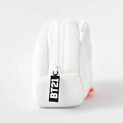 Acheter Line Friends BT21 Trousse à Crayons RJ en Peluche avec Fermeture Zippée Blanc