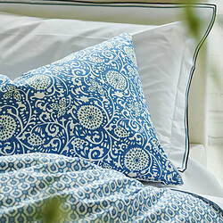 Avis Designers Guild Taie d'oreiller imprimée en percale de coton, SHAQUI PORCELAIN