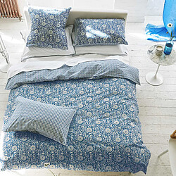 Designers Guild Taie d'oreiller imprimée en percale de coton, SHAQUI PORCELAIN