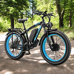 Acheter Vélo électrique KETELES K800 - Double moteur 2000W - 48V 23Ah autonomie 100km Pneus 20"