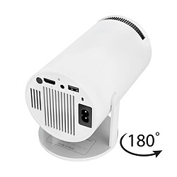 Acheter Partel Mini Vidéoprojecteur Portable HY300 Android 11 Bluetooth / WiFi Rotation 180° Blanc