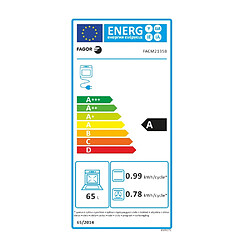 Cuisinière mixte 65l 4 feux blanc - FACM2135B - FAGOR