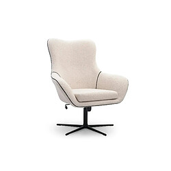 Casanova Fauteuil en tissu chiné - Beige