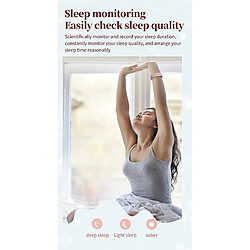 Acheter INF Montre intelligente avec moniteur de fréquence cardiaque, moniteur de sommeil Pink