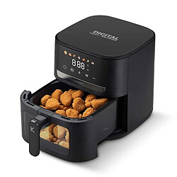 Kitchencook - Airmed 7w - Friteuse à Air 7l Avec Fenêtre - 7 Programmes - 1600w pas cher