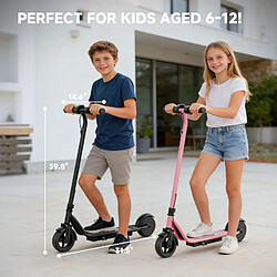 Acheter AOVOPRO Ladped LP65 Trottinette Électrique Enfant Rose, 3 Vitesses, Moteur 250W, Pneus 6.5’’,LED M