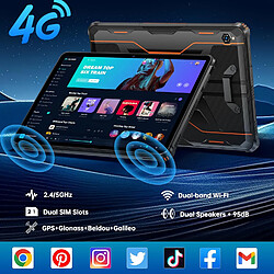 OUKITEL RT9 Tablette Robuste 24Go+256GO 11000mAh 10.1''HD Double SIM 4G pas cher