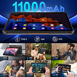 OUKITEL RT9 Tablette Incassable 24Go+256GO 11000mAh 10.1''HD Double SIM 4G