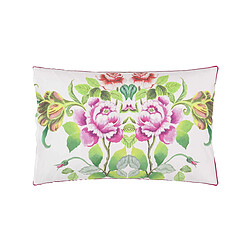 Designers Guild Taie d'oreiller imprimée en percale de coton, ELEONORA EMERALD