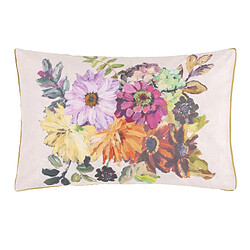 Designers Guild Taie d'oreiller imprimée en percale de coton, GLYNDE CORAL