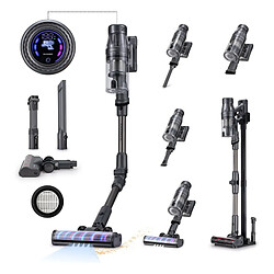 Schneider - Sch_v55p - Gris - 180 Airwatts - Aspirateur Balai Sans Fil - Tube Pliable