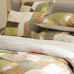 DESIGNERS GUILD Taie d'oreiller en Percale de coton - 65 x 65 cm - Multicolore pas cher