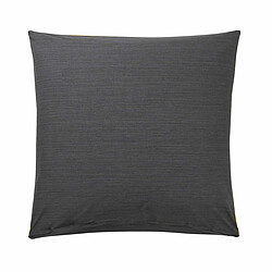 Avis A demain Taie d'oreiller en Bambou - 63 x 63 cm - Gris carbone