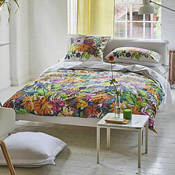 Designers Guild Taie d'oreiller imprimée en percale de coton, GLYNDE CORAL