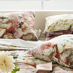 Avis Designers Guild Taie d'oreiller imprimée en percale de coton, FLEURS DE JOUR