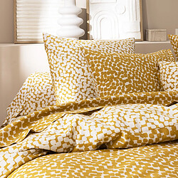 Acheter A demain Taie d'oreiller en Bambou - 63 x 63 cm - Jaune moutarde