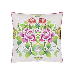 Designers Guild Taie d'oreiller imprimée en percale de coton, ELEONORA EMERALD