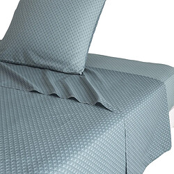 A Demain Drap plat imprimé en viscose de bambou, CAMILLE
