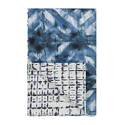 Designers Guild Couvre-lit imprimé en gabardine de coton, PARQUET BATIK INDIGO
