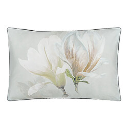 Designers Guild Taie d'oreiller imprimée en satin de coton, YULAN MAGNOLIA
