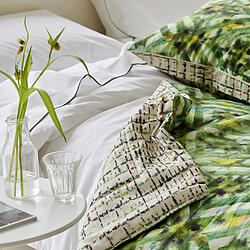 Avis Designers Guild Couvre-lit imprimé en gabardine de coton, PARQUET BATIK INDIGO