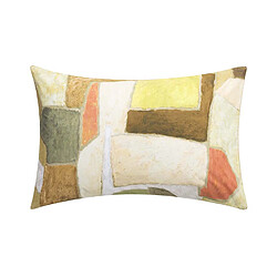 Designers Guild Taie d'oreiller imprimée en percale de coton, CLAY COLLAGE