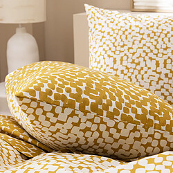 A demain Taie d'oreiller en Bambou - 63 x 63 cm - Jaune moutarde pas cher