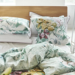 Avis Designers Guild Taie d'oreiller imprimée en percale de coton, TAPESTRY FLOWER