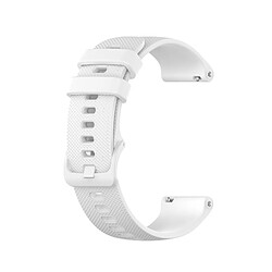 INF Bracelet de montre en silicone White 20 mm