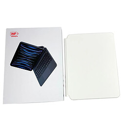 INF Étui de protection pour iPad avec clavier Bluetooth White iPad Pro 11 M4 2024 pas cher