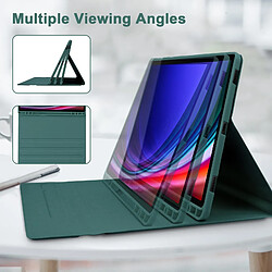 INF Étui Clavier Bluetooth + Clavier Compatible avec Samsung Galaxy Tab S9/S9 FE/S10 (10,9 pou