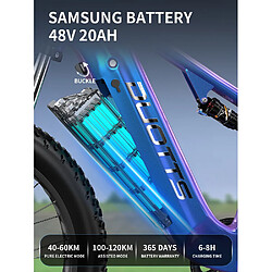Acheter DUOTTS E26 - Vélo Électrique - 26*4.0" 750W Bafang Motor, 48V20Ah Samsung Battery 150KM