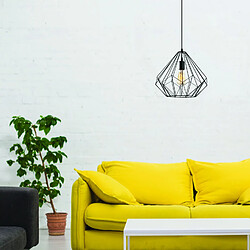 Concept Usine Suspension filaire en fer noir SASHA